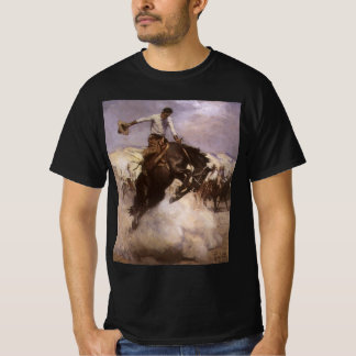 Camiseta Vintage Rodeo Cowboy, Breezy Riding por WHD Koerne