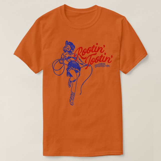 Camiseta Vintage Rootin Tootin Good Time (Diseño del anverso)