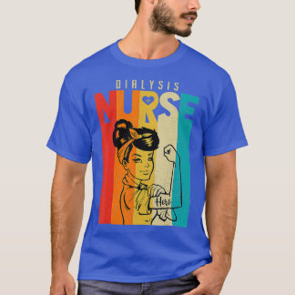 Camiseta Vintage Rosie La enfermera de diálisis del Riveter