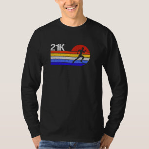 Camiseta Vintage Running 21K mitad Marathon Run Half Marath