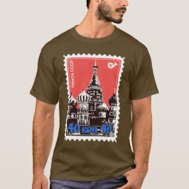 Camiseta Vintage Russia Postage Stamp Shirt