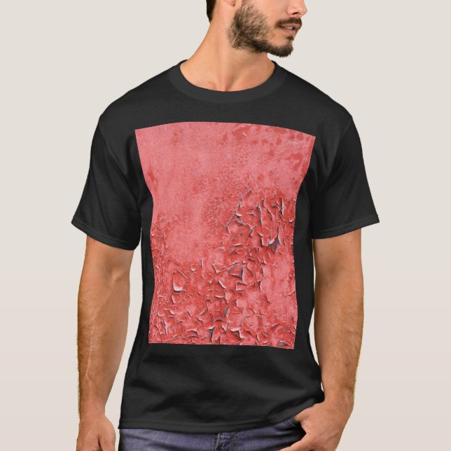 Camiseta Vintage Rusty Iron Wall Textura (Anverso)