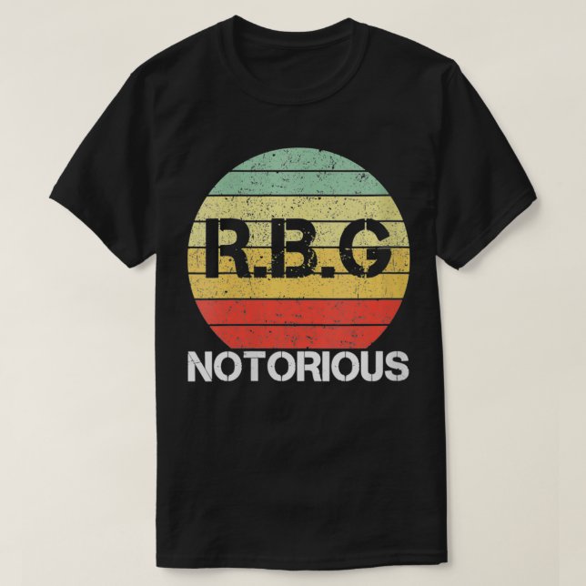 Camiseta Vintage Ruth Bader Ginsburg (Diseño del anverso)