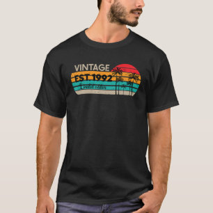 Camiseta Vintage S Est 1992 Limited Edition 30Th Birthday