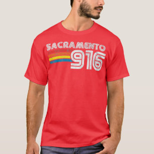 Camiseta Vintage Sacramento Orgulloso 916 California State 