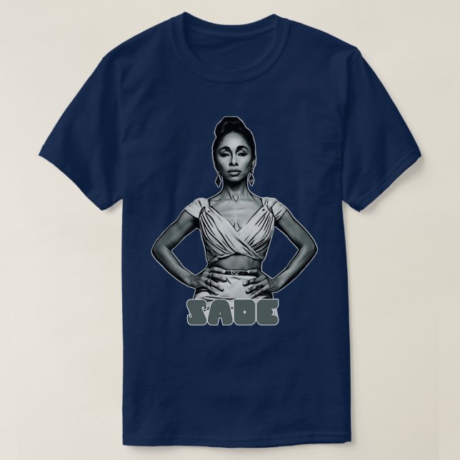 Camiseta Vintage Sade 80's Fan Art (Diseño del anverso)