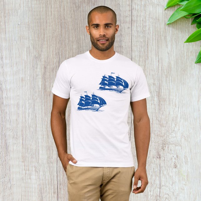 Camiseta Vintage Sailing Nautical Ocean Clipper (Subido por el creador)