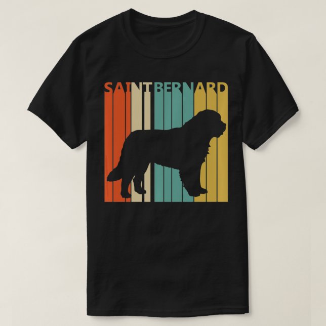 Camiseta Vintage Saint Bernard dog Pullover  (Diseño del anverso)