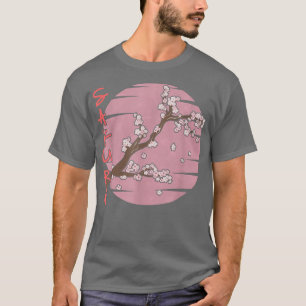 Camiseta Vintage Sakura Blossom Cuchara de cerezo japonés F