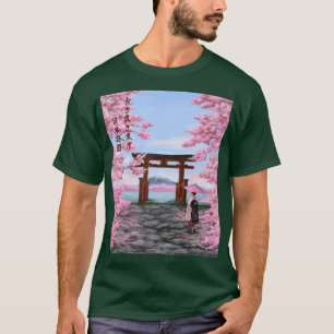 Camiseta Vintage Sakura Cherry Blossom 