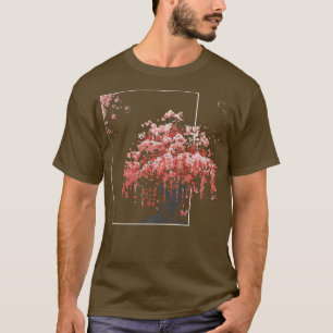 Camiseta Vintage Sakura Cherry Blossom japonés gráfico A
