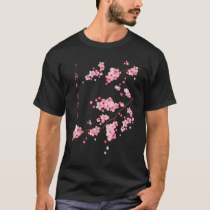 Camiseta Vintage Sakura Cherry Blossom japonés gráfico A