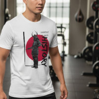 Vintage samurai rojo naciente sol Inspirador Gráfi