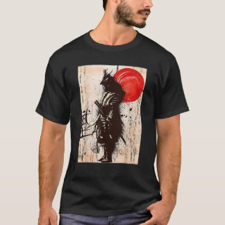 Camiseta Vintage Samurai Warrior Bushido Code japonés Swor