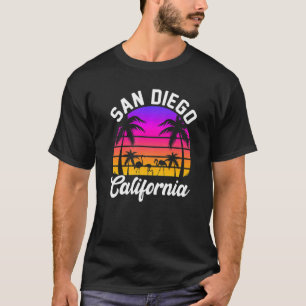 Camiseta Vintage San Diego California Flamingo Beach Summer