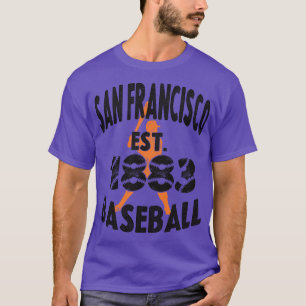 Camiseta Vintage San Francisco Baseball Est 1883 Baseball B