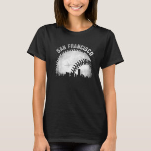 Camiseta Vintage San Francisco Skyline City
