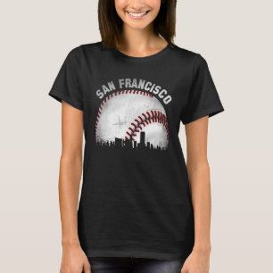 Camiseta Vintage San Francisco Skyline City