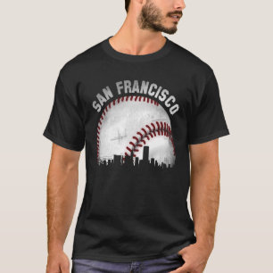 Camiseta Vintage San Francisco Skyline City