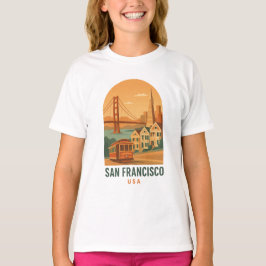 Camiseta Vintage San Francisco Travel T-Shirt | Retro Tee
