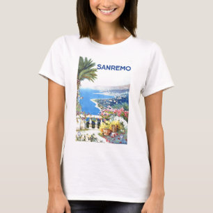 Camiseta Vintage San Remo Italia Europa Viaje