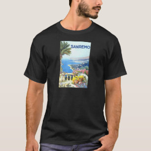Camiseta Vintage San Remo Italia Europa Viaje