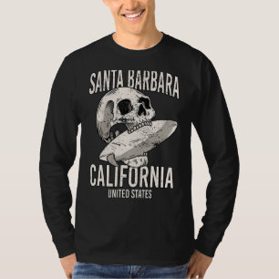 Camiseta Vintage Santa Barbara Beach California Ca Retro Su