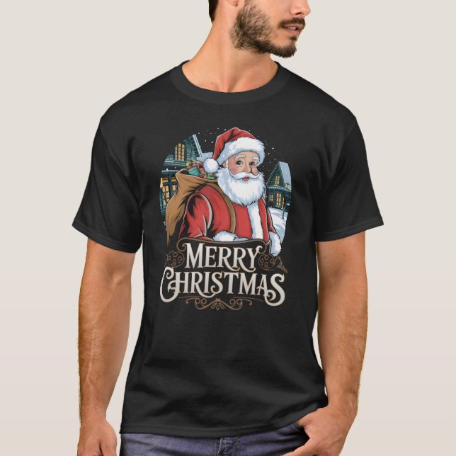 Camiseta Vintage Santa Claus (Anverso)