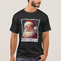 Vintage Santa Claus Merry Christmas Lights 2023 Fa