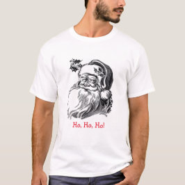 Camiseta Vintage Santa Claus Navidades rojos negros