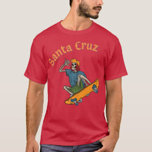 Camiseta Vintage Santa Cruz California Epic Skeleton Skateb