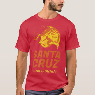 Camiseta Vintage Santa Cruz California Retro Surfer 