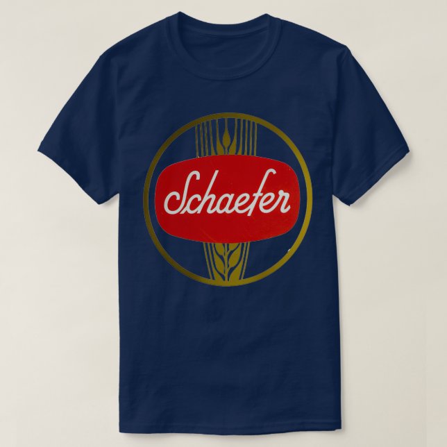 Camiseta Vintage Schaefer Beer FampM Schaefer Brewing Co (Diseño del anverso)