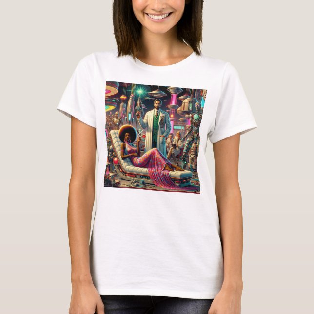 Camiseta Vintage Sci-Fi Aliens (Anverso)