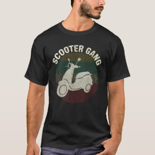 Camiseta Vintage Scooter Gang Funny Scooter Motorbikes Ride