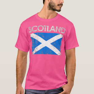 Camiseta Vintage Scotland UK Scottish Flag Pride Gift