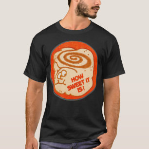 Camiseta Vintage Scratch y Sniff Pegatina Cinammon Bun2104