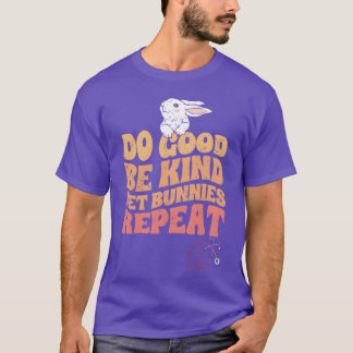 Camiseta Vintage Sé Bueno Un Amante De Los Conejos Amigo De