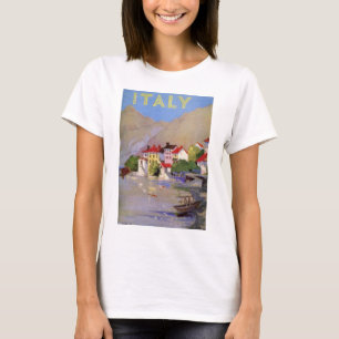 Camiseta Vintage Seaside Village Turismo de Italia