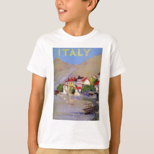Camiseta Vintage Seaside Village Turismo de Italia