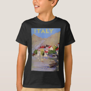 Camiseta Vintage Seaside Village Turismo de Italia
