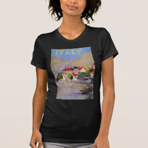 Camiseta Vintage Seaside Village Turismo de Italia