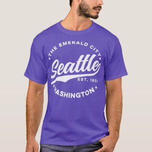 Camiseta Vintage Seattle Emerald City Washington USA