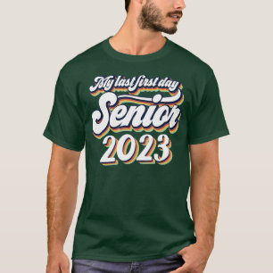 Camiseta Vintage Senior 2023 Volver A La Escuela Mi Última