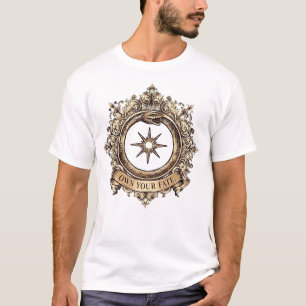 Camiseta Vintage Serpiente y Brújula 'Toma el Cont
