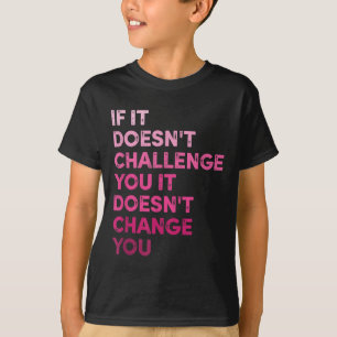 Camiseta Vintage Si No Te Desafía No Lo Hará. Moti