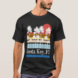Camiseta Vintage Siesta Key Florida Surf Palm Tree Co