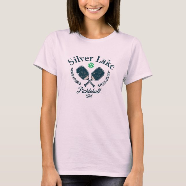 Camiseta Vintage Silver Lake Pickleball Club (Anverso)