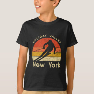 Camiseta Vintage Ski Holiday Valley New York