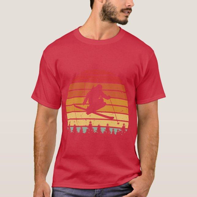 Camiseta Vintage skis boy (Anverso)